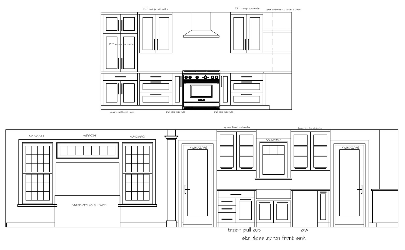 Proposed kitchen design