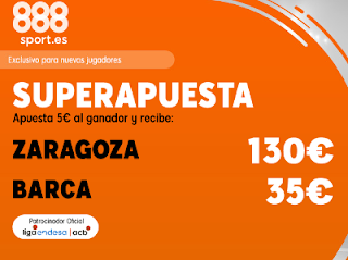 888sport superapuesta acb Zaragoza vs Barcelona 27 octubre 2019