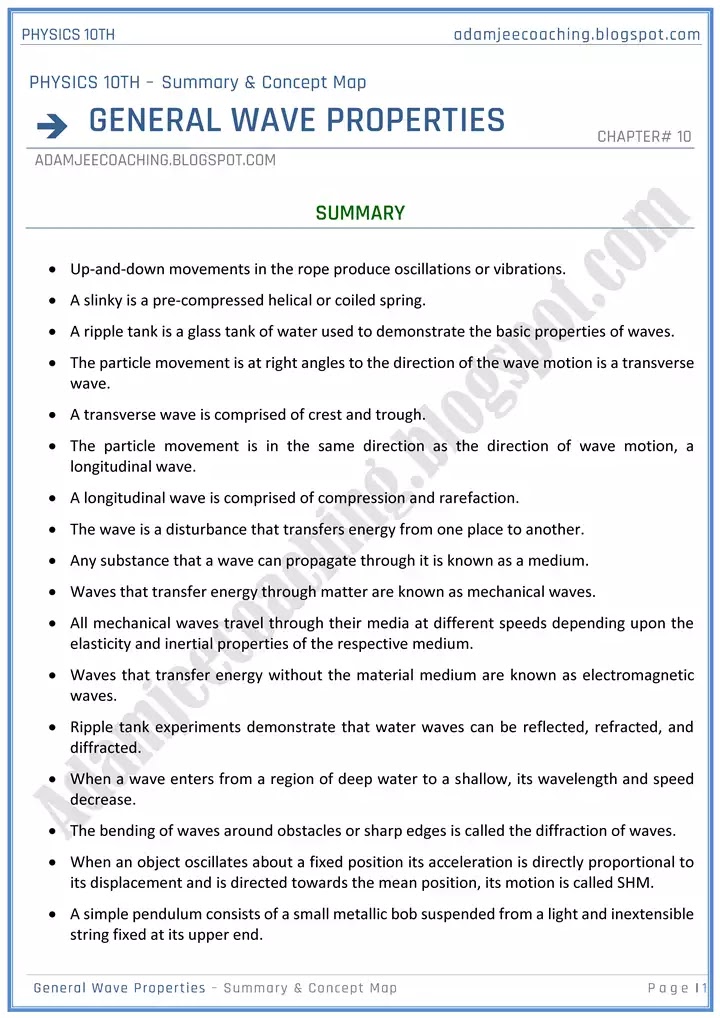 general-wave-properties-summary-and-concept-map-physics-10th