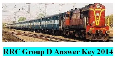RRC Group D Answer Key 2014