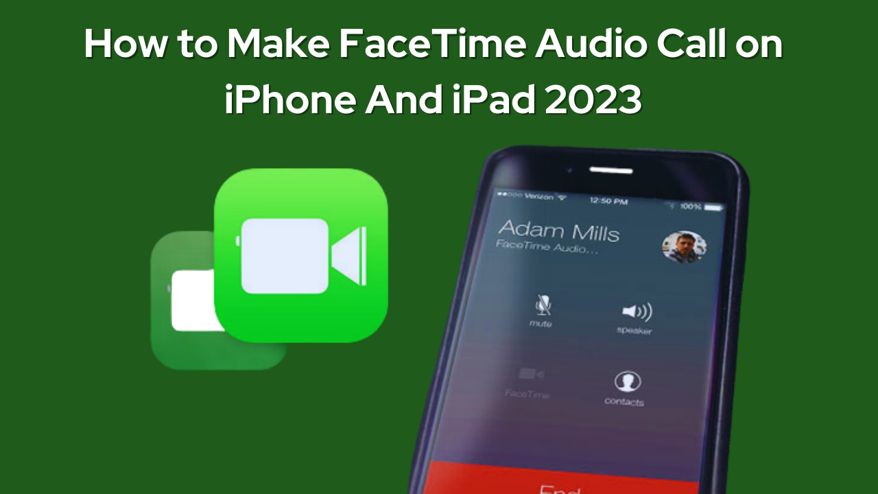 FaceTime Audio Call on iPhone