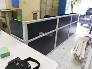 Straight Cubicle Workstation - Meja Sekat Kantor Lurus