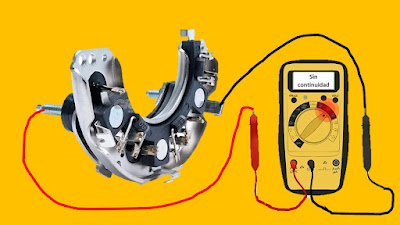 como probar los diodos del alterndor - como reparar el alternador