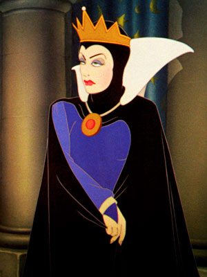 The Evil Queen, Snow White. "Mirror, Mirror on the wall who's the fairest