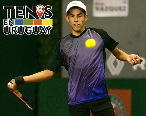 Felipe Vázquez representa a Uruguay en la Roland Garros Junior Series 2024