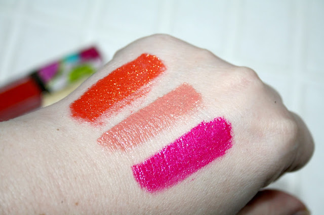 Too Faced Tutti Frutti Lip Glaze and Gloss with Swatches