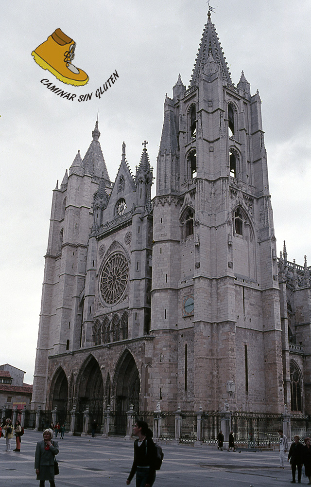 Diapositiva de la Catedral de León en 1997