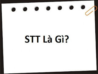 stt là gì