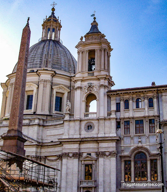 Igreja de Santa Inês na Piazza Navona em Roma