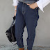 571138 ~ Trendy Harem Denim Pants (RM53)