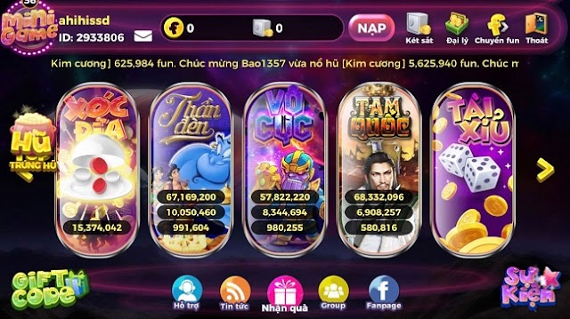 Cổng game bài đổi thưởng hàng đầu châu Á? Chỉ có thể là 12Fun Club