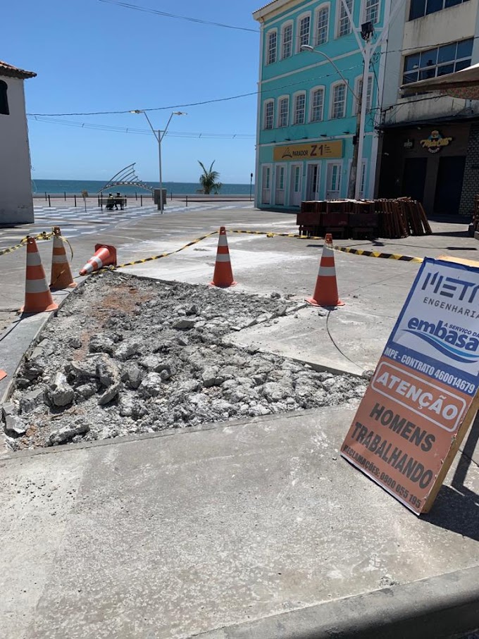 Largo de Santana novamente esburacado pela Embasa. Haja paciência! 