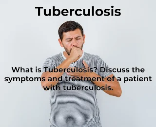 What is Tuberculosis? Discuss the symptoms and treatment of a patient with tuberculosis.