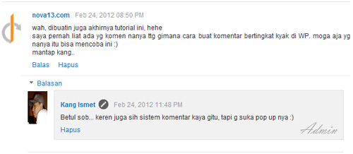 Komentar Admin