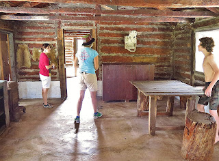 Interior of Trapper Nelson's cabin in Jonathan Dickson State Park, Jupiter, Florida