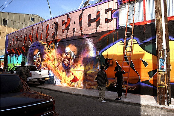 the bay mac dre street art mural R.I.P rest in peace