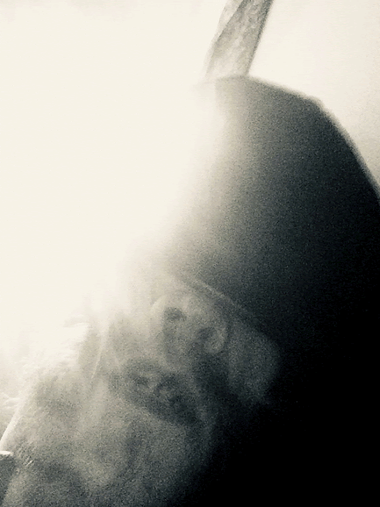 1/9 Up Close Black And White Hypnosmoke Wearing Leather Hat And Gloves  Animations Oregonleatherboy