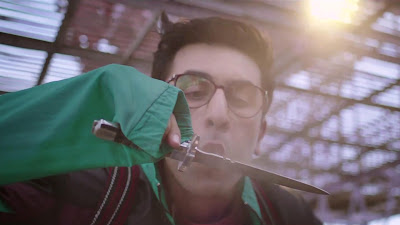 Ranbir Kapoor Knife Action HD Wallpaper