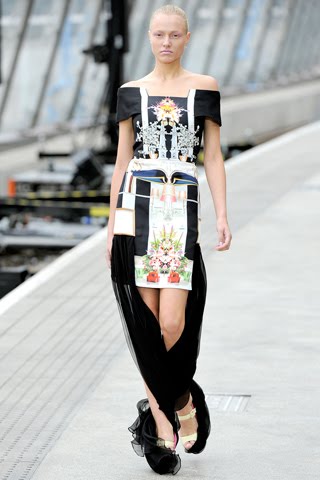 Interior design on dresses by Mary Katrantzou