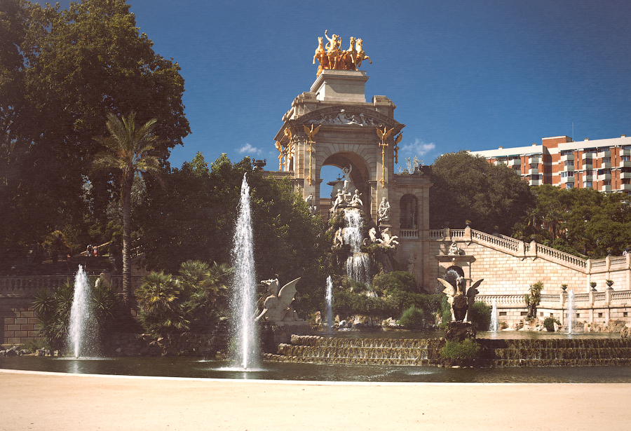 Parc de la Ciutadella fountain Cascada