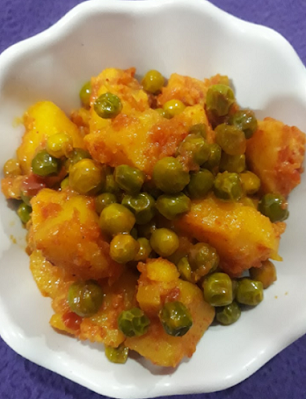 Aloo Matar Dry recipe | Potato Green Peas Dry recipe | How to prepare Sookha  Aloo Matar?