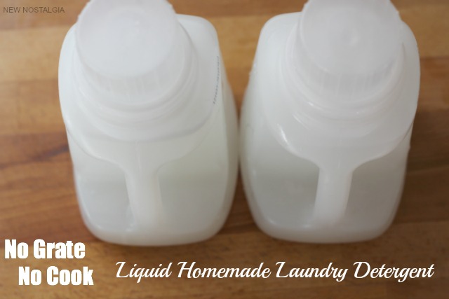 Liquid homemade laundry detergent 