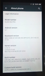 MYCELL ALIEN SX4 (All Version) FIRMWARE FLASH FILE MT6580 6.1 HANG LOGO DONE