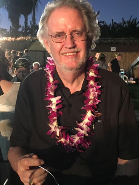 Resident Astronomer is happy and satisfied at Chiefs Luau (Source: Palmia Observatory)