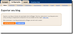 exportar blog