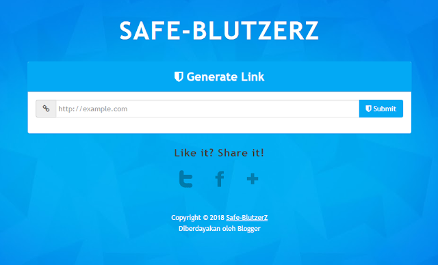 Cara Membuat Safelink Blogger Terbaru