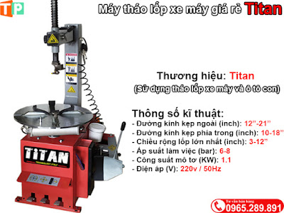 Máy tháo lốp giá rẻ Titan