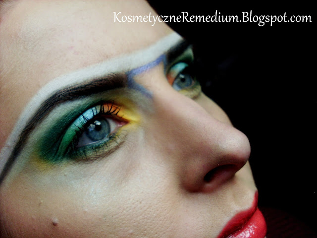 Katy Pery inspired makeup, Lady Gaga inspired Makeup, makeup, makijaż graficzny, Makijaże graficzne, Nicki Minja Inspired Makeup., 