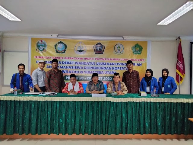 STAI Tebing Tinggi Lolos Final Debat Wahdatul Ulum dan Living Qur’an MTQ Tingkat Provinsi