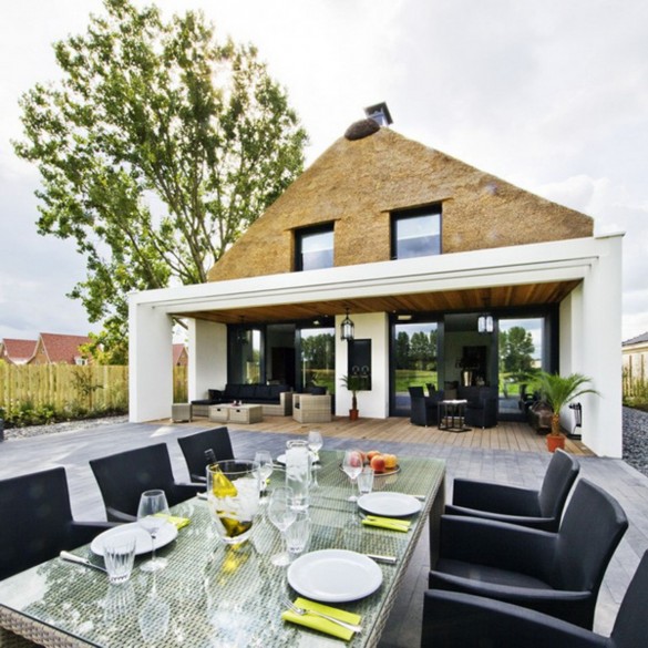 NETHERLANDS CALM OUTDOOR DINING ROOM IDEAS