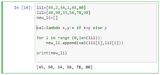 lambda/anonymous functions in python