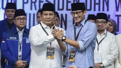 Kubu Prabowo-Sandi Gelar Pertemuan Tertutup Untuk Bahas Tim Pemenangan