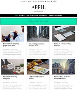 April Blogger Template