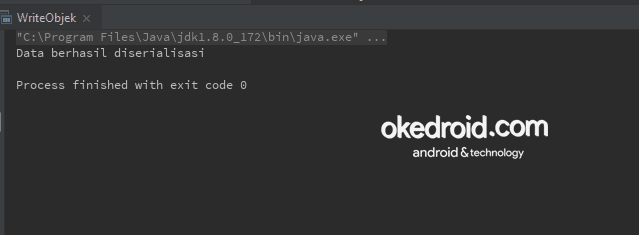  Contoh Penggunaan Serialization dan Deserialization di Java Contoh Penggunaan Serialization dan Deserialization ArrayList di Java