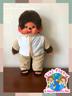 kiki monchhichi chemise shirt couture handmade fait main vêtement