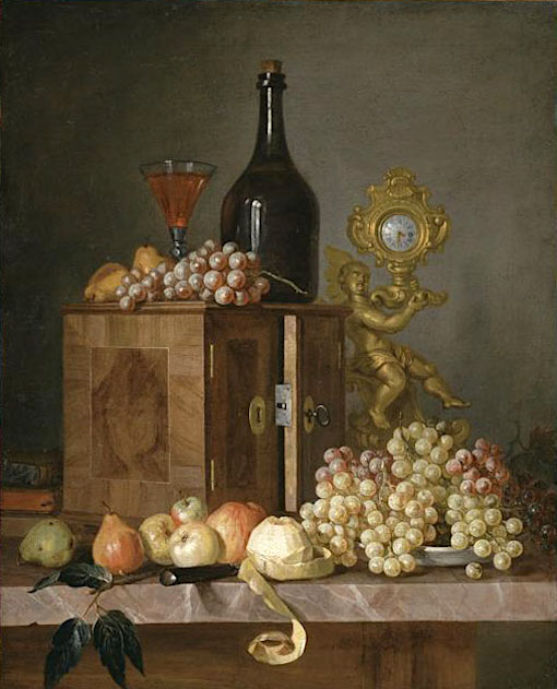 Anne Vallayer-Coster (1744-1818) (attribué à) Nature morte aux raisins Huile sur toile, Palais des Beaux-Arts, Lille