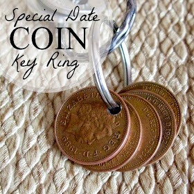 Special Date Coin Key Ring