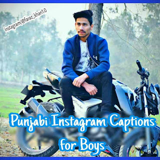 Punjabi instagram Captions for boys