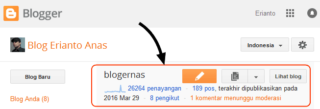 Rank Alexa blogernas 3 bulan Mencapai 200 ribuan