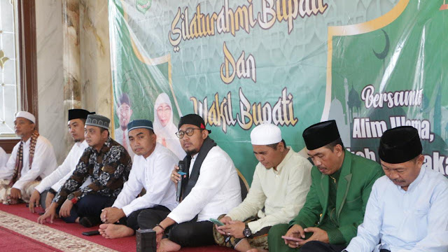 Safari Ramadhan Ra Ahcmad Fauzi, Serap Aspirasi Bagian Program APBD 2024 bersama Ulama di Talango