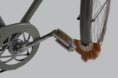 horsehair bicycle fender flap
