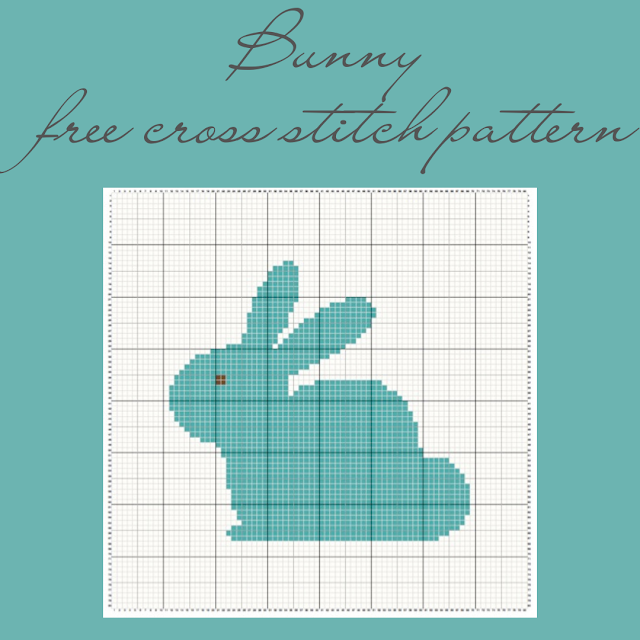Bunny - free cross stitch pattern