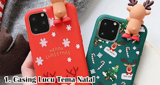 Casing Lucu Tema Natal merupakan salah satu rekomendasi aksesoris gadget yang cocok dijadikan hadiah natal