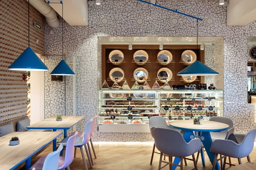 Marat Mazur ha diseñado un nuevo café en San Petersburgo, Rusia