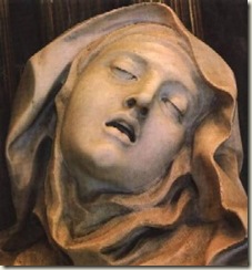 O Êxtase de Santa Teresa, Bernini, 1645-52, Capela Cornaro. detalhejpg