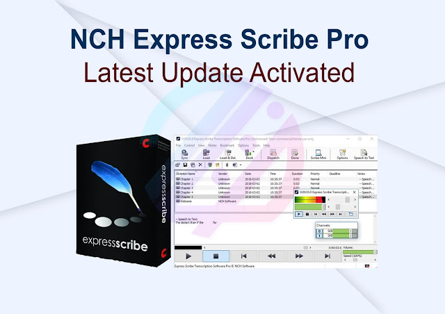 NCH Express Scribe Pro Latest Update Actived